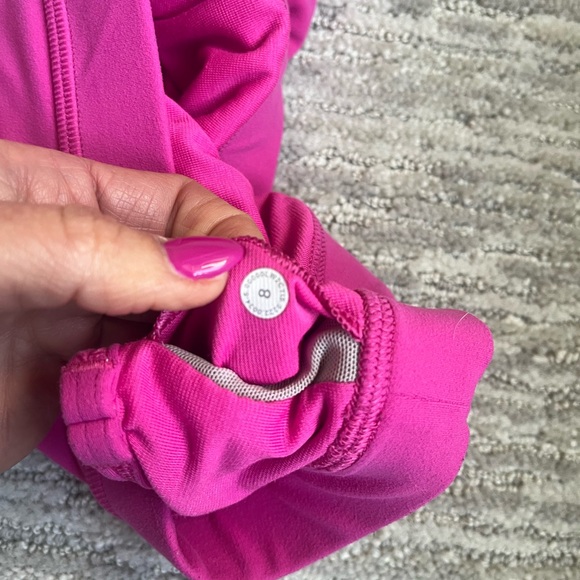 lululemon Pink Flow Y Sports Bra Size 8 - Picture 5 of 5